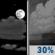 Thursday Night: A 30 percent chance of showers and thunderstorms, mainly after 4am.  Partly cloudy, with a low around 77. South wind 10 to 15 mph, with gusts as high as 20 mph. 