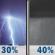 Tonight: A 40 percent chance of showers and thunderstorms. Cloudy, with a low around 72. South southeast wind 5 to 10 mph. Tonight: A 40 percent chance of showers and thunderstorms. Cloudy, with a low around 72. South southeast wind 5 to 10 mph.