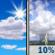 Independence Day: A 10 percent chance of showers and thunderstorms after 1pm.  Mostly sunny, with a high near 97. South southwest wind around 5 mph. 
